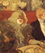 Henri de toulouse-lautrec Having dinner together painting